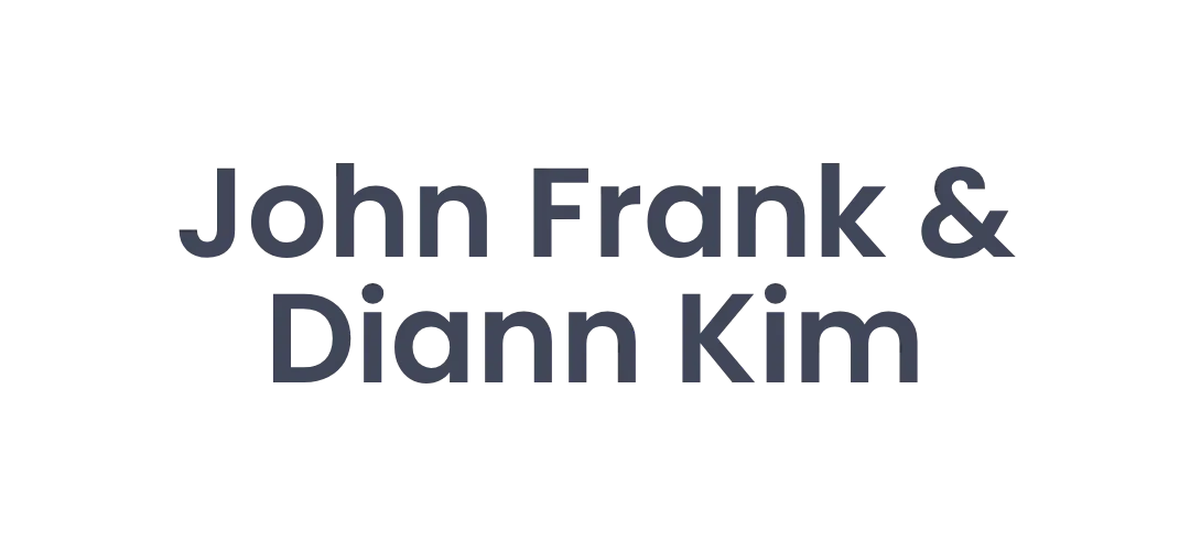 Frank, John and Diann Kim